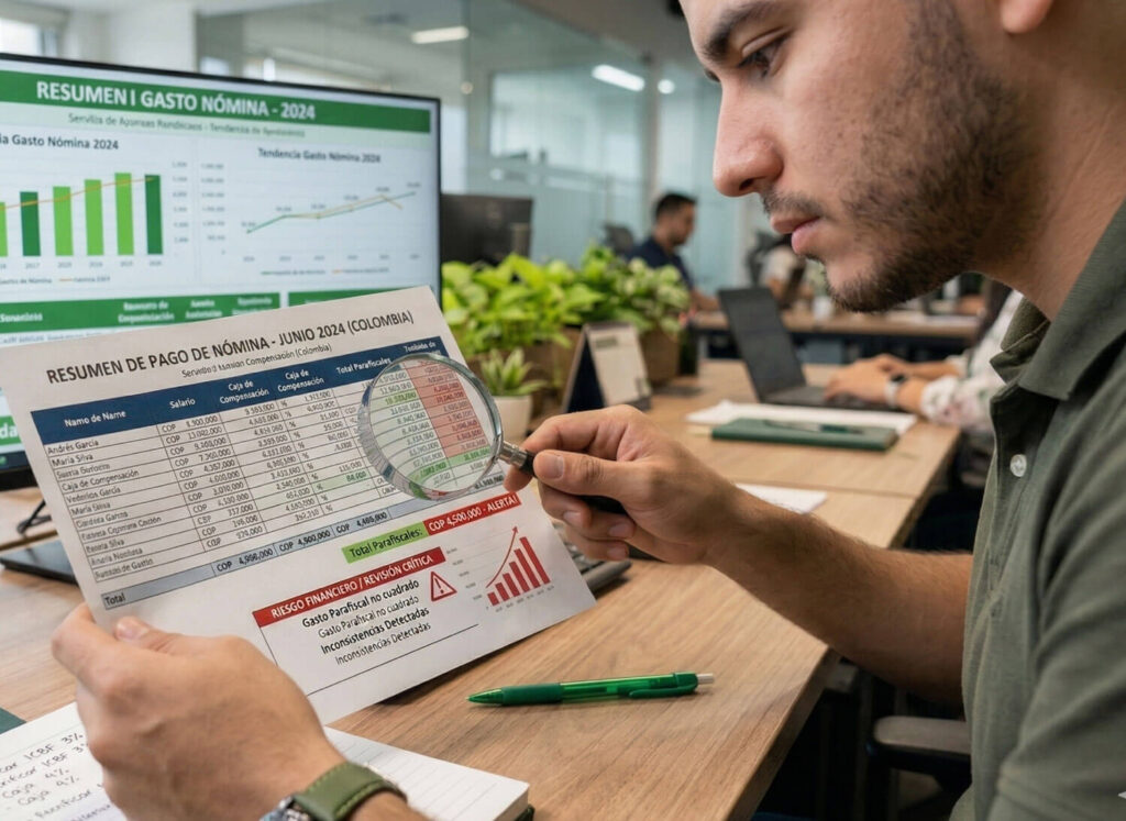 Cómo se calculan los aportes parafiscales en la nómina